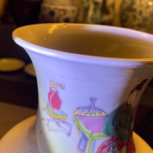 A Chinese famille rose vase with ladies playing go, Yongzheng — 照片 18
