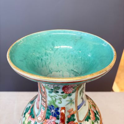 A Chinese famille rose vase with narrative design — photo 14