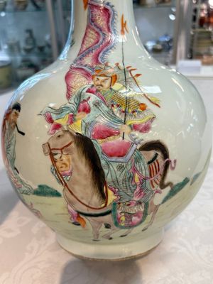 A Chinese famille rose vase with narrative design, Republic — photo 12
