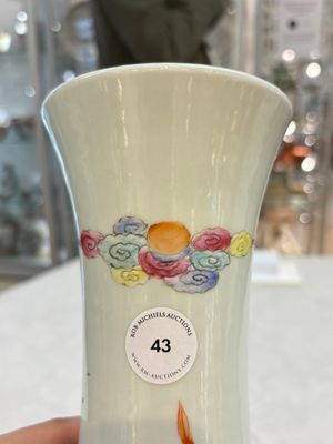 A Chinese famille rose vase with narrative design, Republic — photo 7