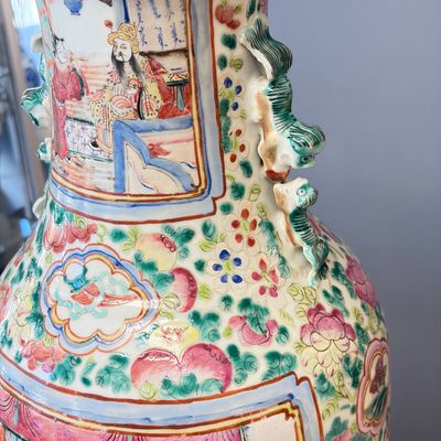 A Chinese famille rose vase with narrative design — foto 5