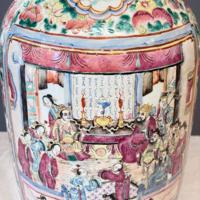 A Chinese famille rose vase with narrative design — foto 6