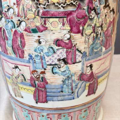 A Chinese famille rose vase with narrative design — foto 7