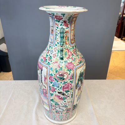 A Chinese famille rose vase with narrative design — foto 9