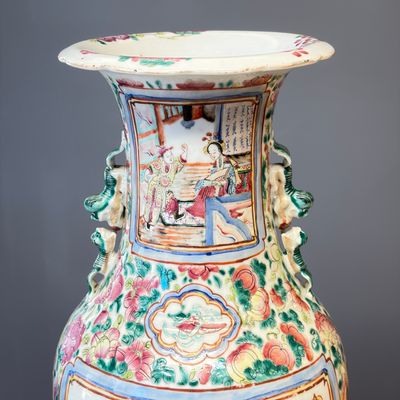 A Chinese famille rose vase with narrative design — foto 13
