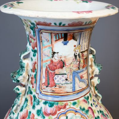 A Chinese famille rose vase with narrative design — foto 2