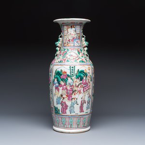 A Chinese famille rose vase with narrative design — foto 5