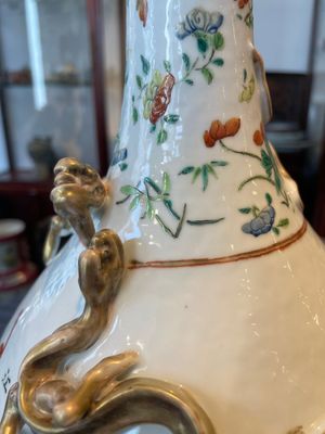 A Chinese famille rose 'Wu Shuang Pu' bottle vase, 19th C. — photo 6