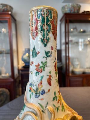 A Chinese famille rose 'Wu Shuang Pu' bottle vase, 19th C. — photo 9