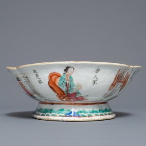 A Chinese famille rose 'Wu Shuang Pu' bowl, 19th C. — 照片 6