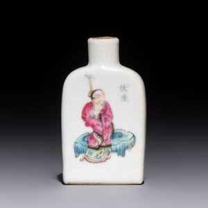A Chinese famille rose 'Wu Shuang Pu' snuff bottle, Daoguang mark, 19th C. — 照片 1