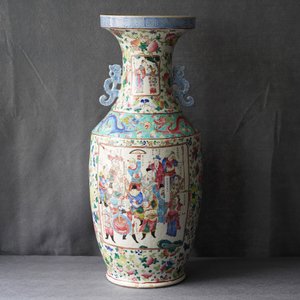 A Chinese famille rose 'Wu Shuang Pu' vase, 19th C. — 照片 9