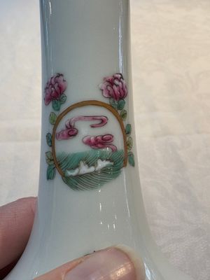 A Chinese famille rose 'Wu Shuang Pu' vase and a tazza, 19/20th C. — foto 14