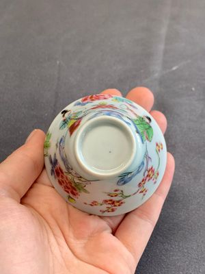 A Chinese famille rose 'Xi Xiang Ji' cup and saucer, Yongzheng — photo 7
