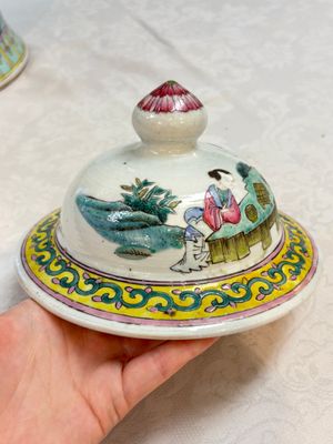 A Chinese famille rose 'Xi Xiang Ji' vase and cover, 19th C. — photo 15