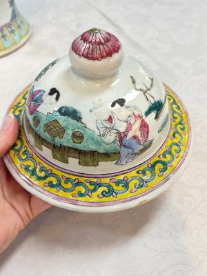 A Chinese famille rose 'Xi Xiang Ji' vase and cover, 19th C. — photo 17
