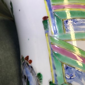 A Chinese famille rose yenyen vase with horseriders, Yongzheng — photo 19