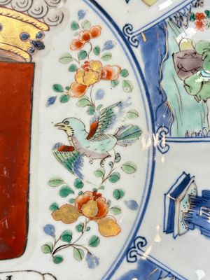 A Chinese famille verte armorial 'Provinces' dish with the arms of Amsterdam, Kangxi — foto 10