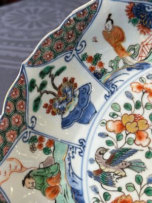 A Chinese famille verte armorial 'Provinces' dish with the arms of Vlaanderen, Kangxi/Yongzheng — 照片 6