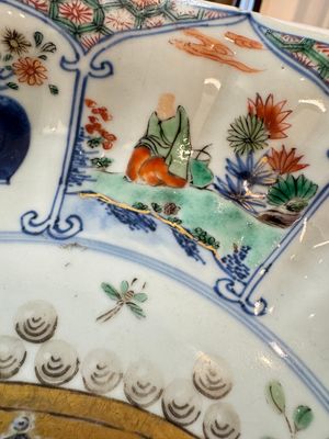 A Chinese famille verte armorial 'Provinces' dish with the arms of Zeelandt, Kangxi — photo 9
