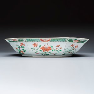 A Chinese famille verte 'Birds among Blossoming Branches' basin — photo 5