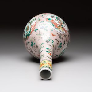 A Chinese famille verte bottle vase, 19th C. — foto 5