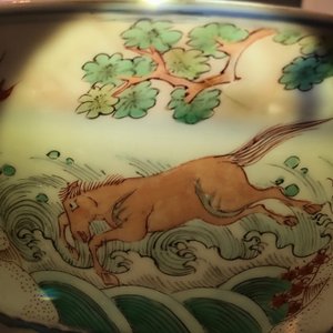 A Chinese famille verte bowl with Buddhist lions, Kangxi — photo 16