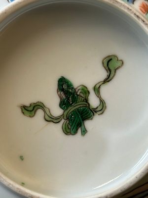 A Chinese famille verte bowl with narrative design, 19th C. — photo 14