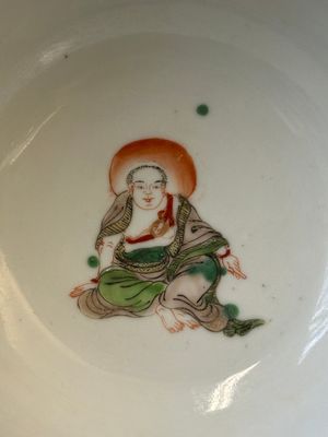 A Chinese famille verte bowl with narrative design, 19th C. — photo 7