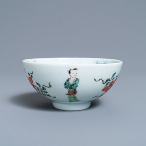 A Chinese famille verte bowl, Yongzheng mark and of the period — 照片 1