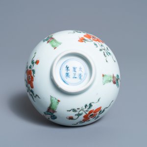 A Chinese famille verte bowl, Yongzheng mark and of the period — 照片 7