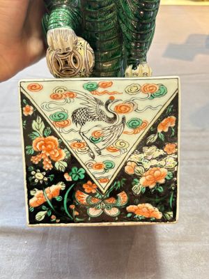 A Chinese famille verte Buddhist lion, 19th C. — photo 8
