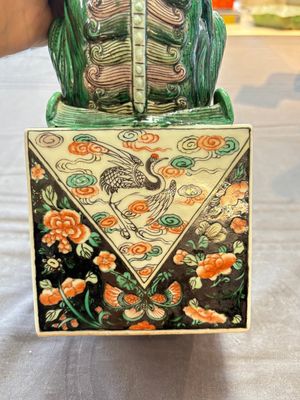 A Chinese famille verte Buddhist lion, 19th C. — photo 10