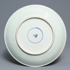 A Chinese famille verte charger with a narrative scene, Kangxi — photo 2