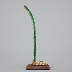 A Chinese famille verte crackle glaze “Yang” talking stick, 19th C. — photo 2