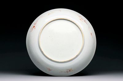 A Chinese famille verte dish with floral design, Kangxi — 照片 2
