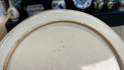 A Chinese famille verte dish with floral design, Kangxi — 照片 10