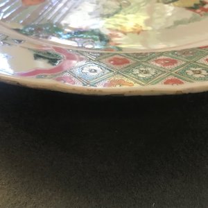A Chinese famille verte dish with ladies in a garden, Kangxi — 照片 9