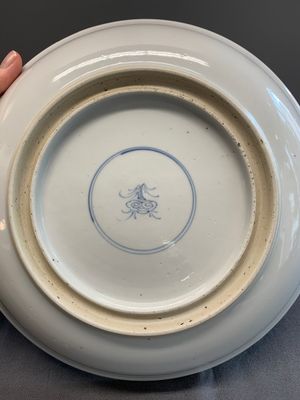 A Chinese famille verte dish with narrative design, lingzhi mark, Kangxi — photo 11