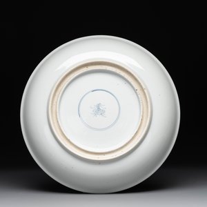 A Chinese famille verte dish with narrative design, lingzhi mark, Kangxi — photo 2