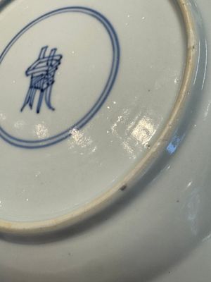 A Chinese famille verte 'Eight Horses' plate, Kangxi — photo 12
