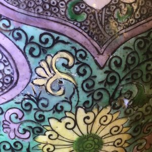 A Chinese famille verte enamels on biscuit jar, Kangxi, ca. 1700 — photo 9