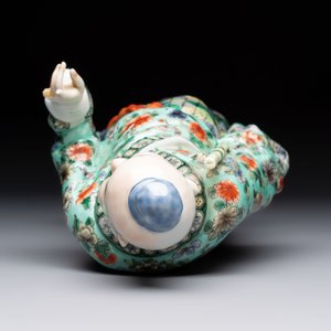A Chinese famille verte figure of Han Xiangzi 韓湘子, Jiangxi mark, 19th C. — foto 6