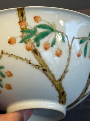 A Chinese famille verte 'goji' bowl, Daoguang mark, 20th C. — foto 15