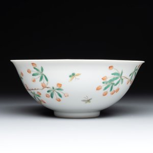 A Chinese famille verte 'goji' bowl, Daoguang mark, 20th C. — foto 3