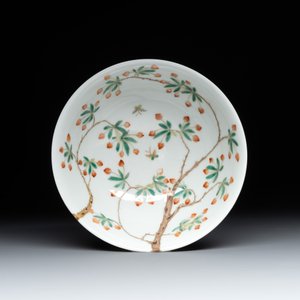 A Chinese famille verte 'goji' bowl, Daoguang mark, 20th C. — foto 5