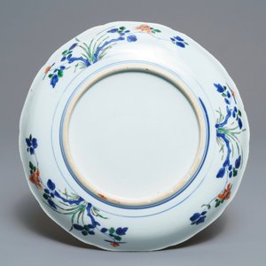 A Chinese famille verte Japanese market dish, Kangxi — 照片 2