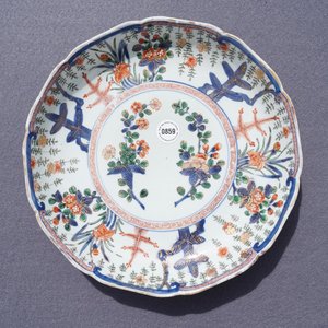 A Chinese famille verte Japanese market dish, Kangxi — 照片 9