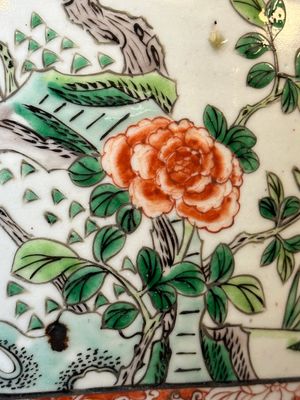 A Chinese famille verte jardiniere, 19th C. — photo 7