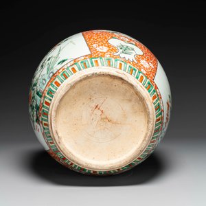 A Chinese famille verte jardiniere, 19th C. — photo 6